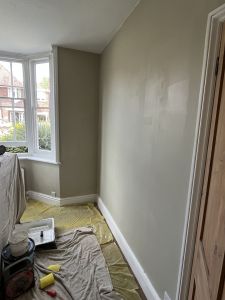 painted lounge wall