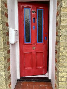 renovated front door in tadley